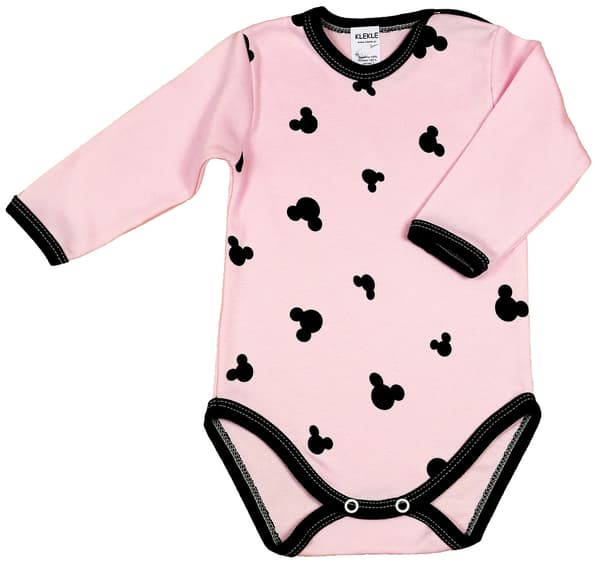 Blå bamse langærmet bodysuit størrelse 98 klekle