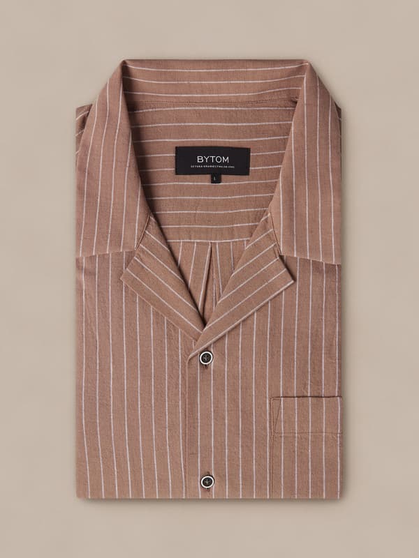 BEIGE SKJORTE MED LANGÆRM XXL