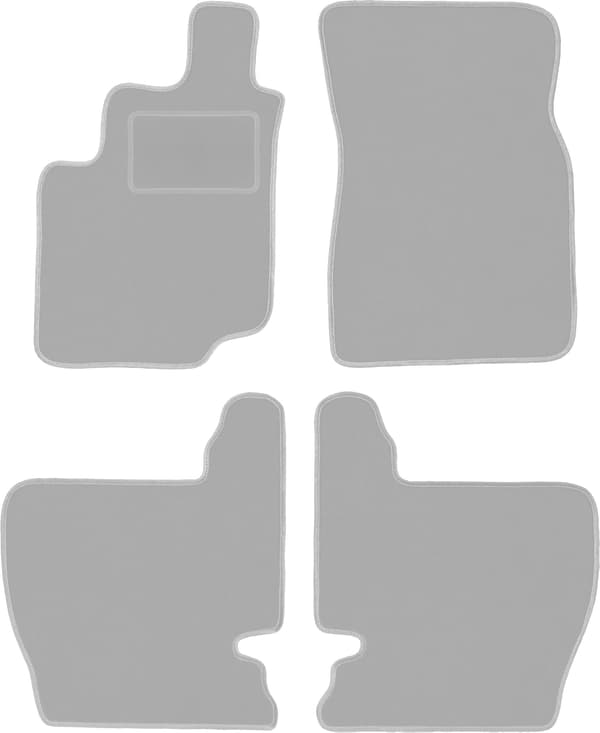 Grå bilmåtter til: Daewoo Musso SUV (1993-2005)