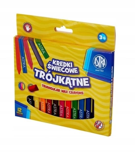 TRIANGULÄRA KRITOR MED 12 FÄRGER 316118001
