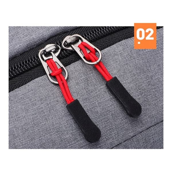 USB-sportryggsäck grå PL150WZ2