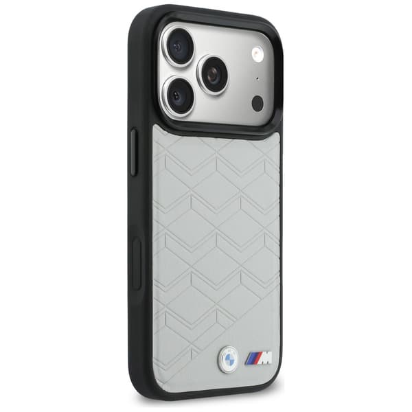 BMW M Shape Logo MagSafe-cover til iPhone 17 Pro Max, grå