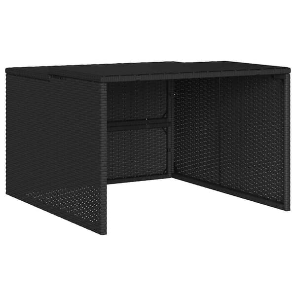 vidaXL robotplæneklipper til garage, sort, 86x90x52/57 cm