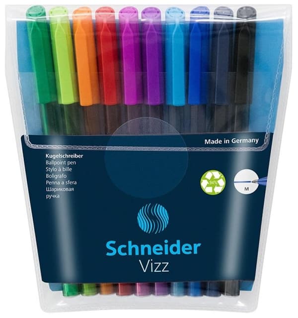 Vizz M-penne i 10 farver