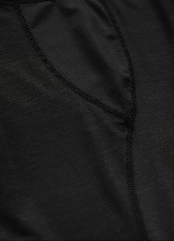 Pitbull Rashguard Herr Långärmad Performance Pro Plus Liten Logo Svart M
