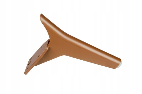 Møbelben H150 moderne stål geometrisk loft brun til sofa