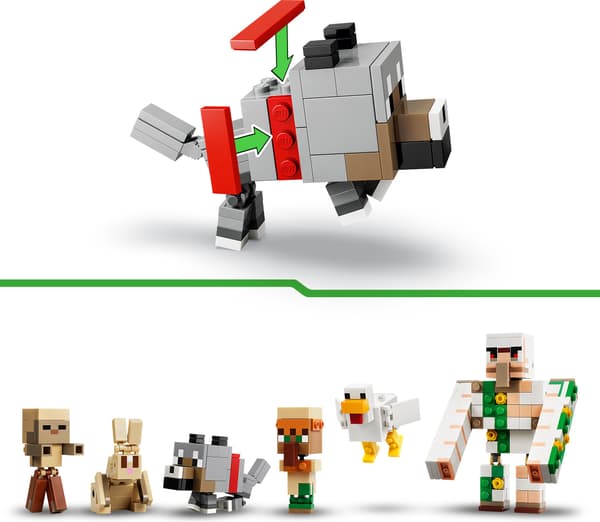 LEGO Minecraft Ökenkycklingryttarattack 428 delar (21592)