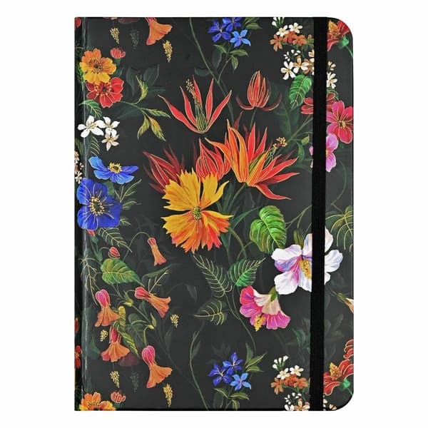 Mini notesbog med blomsterparadis