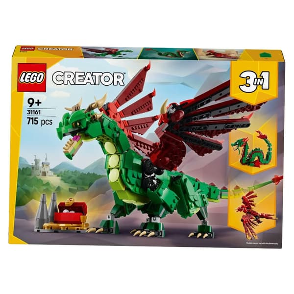 Lego. Creator 31161 Medeltida Drake