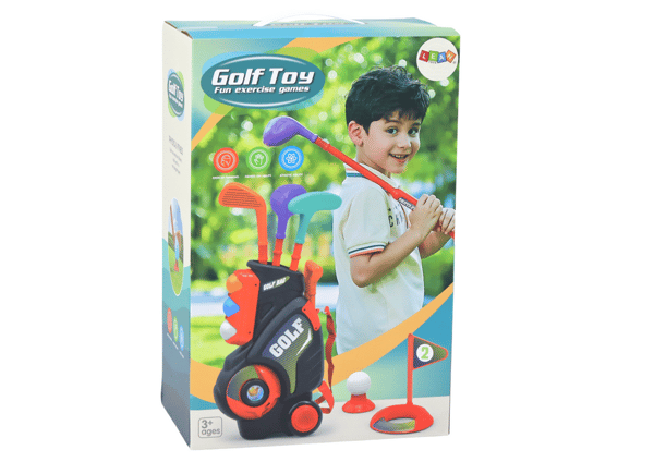 Minigolfset för barn med hjulvagn