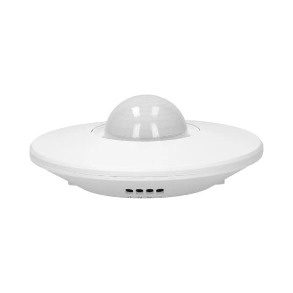 Takmonterad LED-rörelsesensor 360 graders justerbar räckvidd 20 m