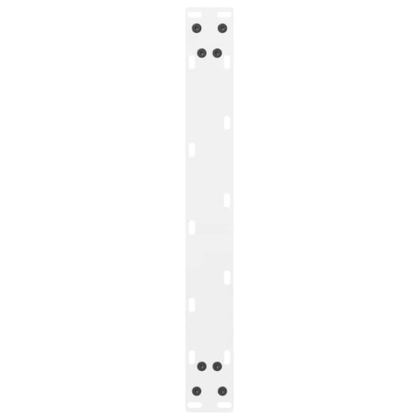 vidaXL sofabordsben hvide 2 stk. 50x(42-43) cm stål