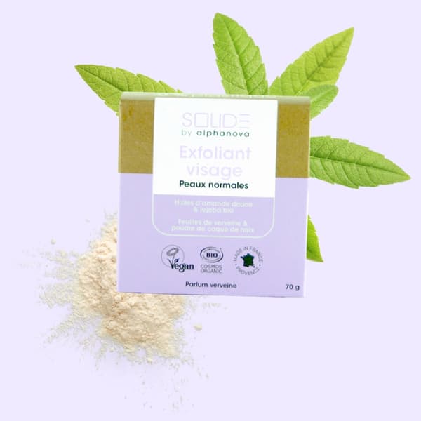 SOLIDE by alphanova kasvokuorinta kuutiossa, 75 g