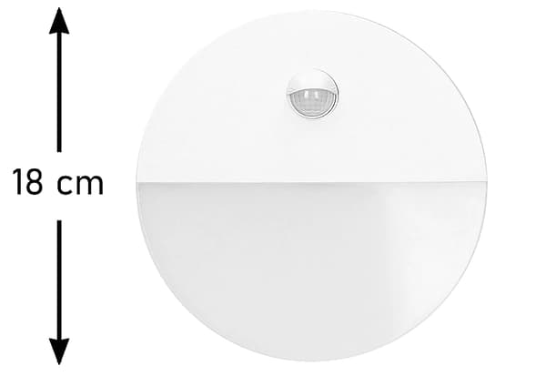 Hermetisk LED-trädgårdslampa HALIT 10W skymningssensor vit