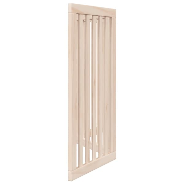 vidaXL Hopfällbar säkerhetsgrind för hundar, 3 paneler, 150 cm