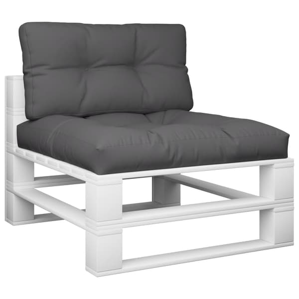 vidaXL Pallsoffkuddar, 2 st, Antracit, Tyg