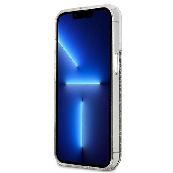 Karl Lagerfeld Liquid Glitter Gatsby-cover til iPhone 13 Pro Max, sort