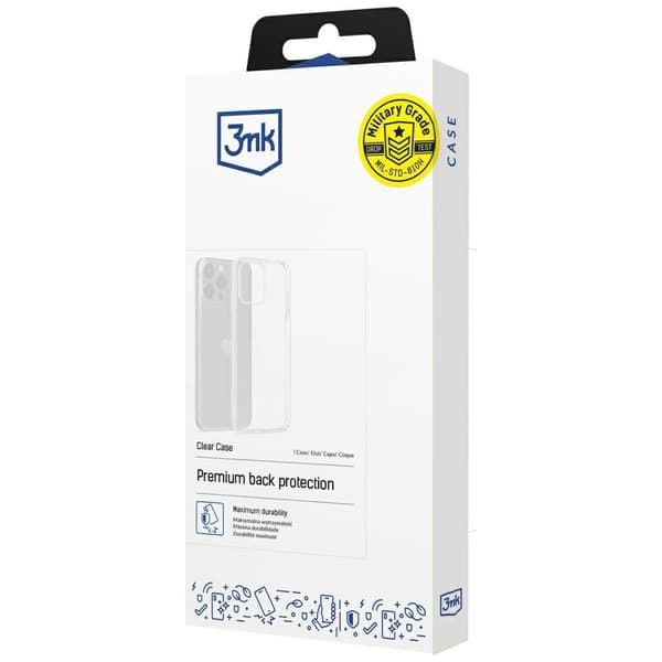 3MK Clear Case för Galaxy A25 5G, transparent
