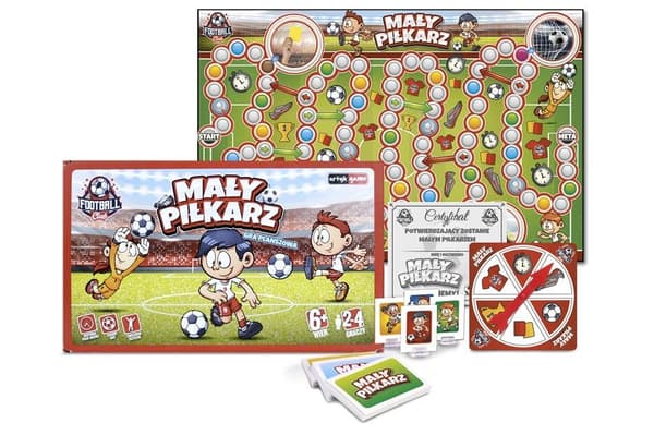 Lille fodboldspiller brætspil rejseversion