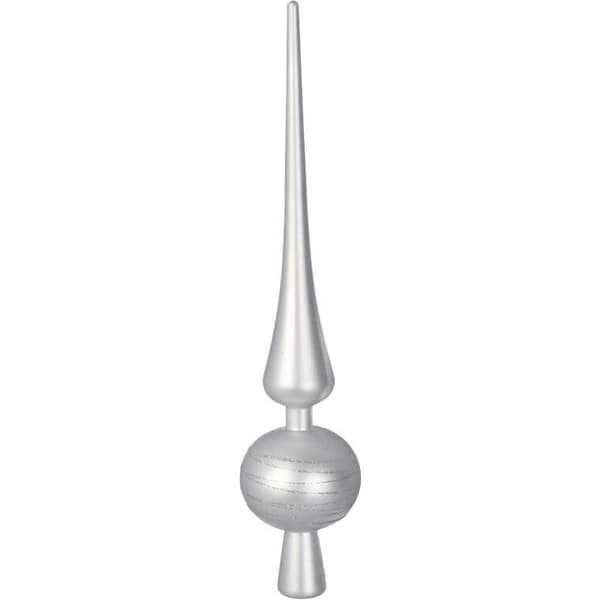 JULGRANSTOPPA I PLAST 30 CM SILVER