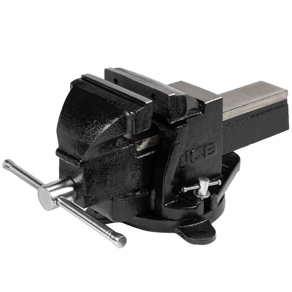 Vridbart stålskruvstäd med städ 5"-125mm