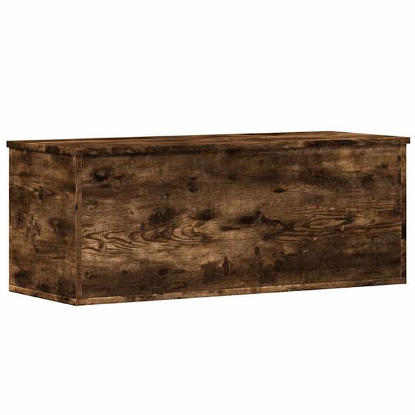 vidaXL kommode røget eg 90x35x35 cm træbaseret materiale