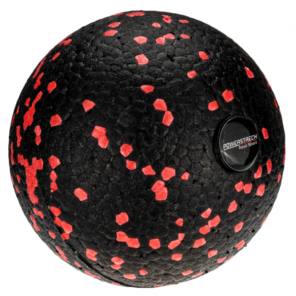Aqua-Sport Powerstretch EPP 8 cm massagerulle, sort og rød, kode AS06140