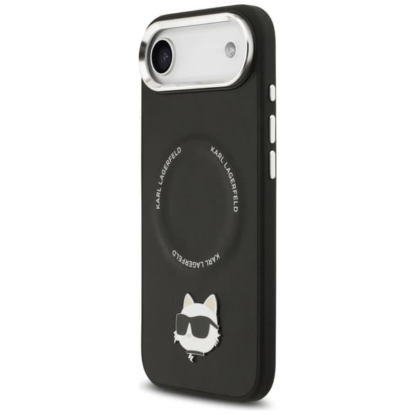 Karl Lagerfeld Choupette Pin MagSafe-etui til iPhone Air, sort