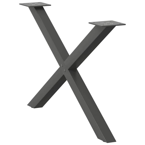 vidaXL X-formede sofabordsben 2 stk. antracit