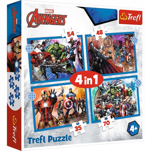 Marvel Avengers "4 i 1" Brave Avengers sæt