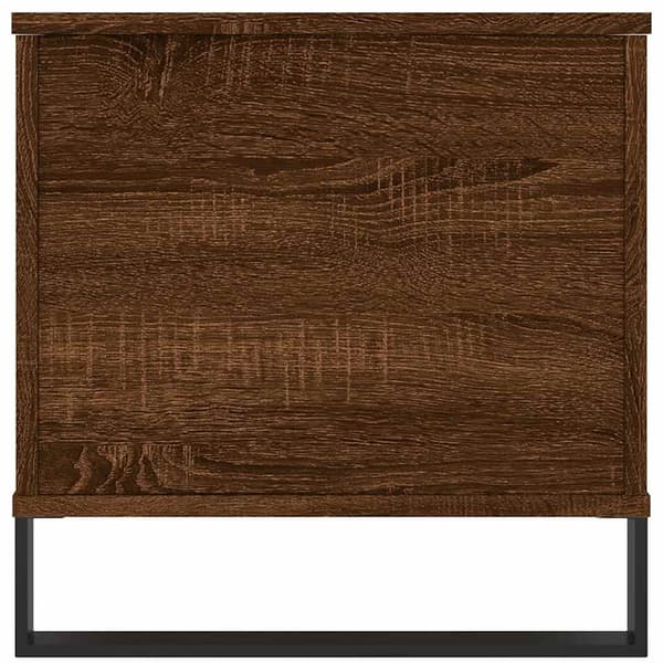 vidaXL Soffbord brun ek 90x44,5x45 cm