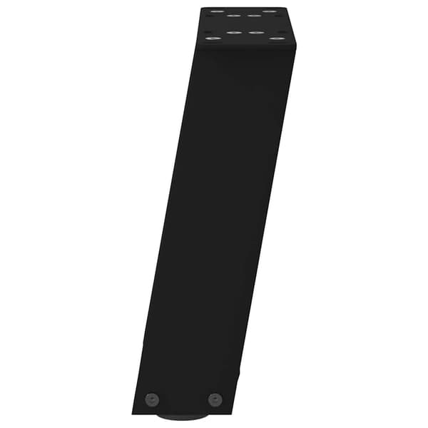 vidaXL sofabordsben, 2 stk., sort, 30x(30-31) cm, stål