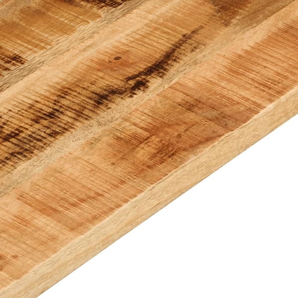 vidaXL bordplade 70x40x2,5 cm rektangulær ru mangotræ