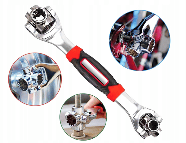 15505 UNIVERSAL DRIVENØGLE 48IN1 8-19MM MULTIFUNKTIONEL
