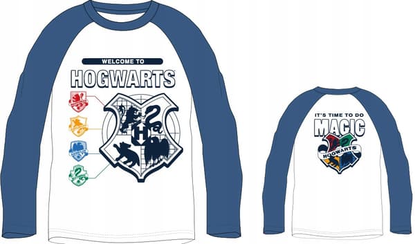 HARRY POTTER POJKBLUS, LÅNGÄRMAD, bomull 152 D016Z