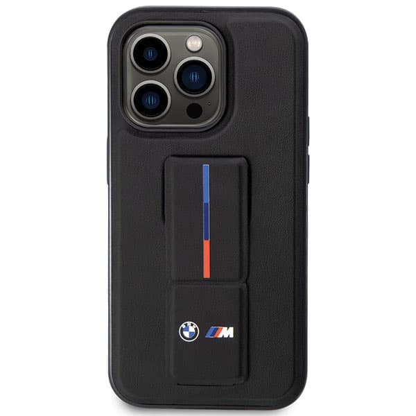 BMW Grip Hot Stamp-cover til iPhone 14 Pro Max, sort
