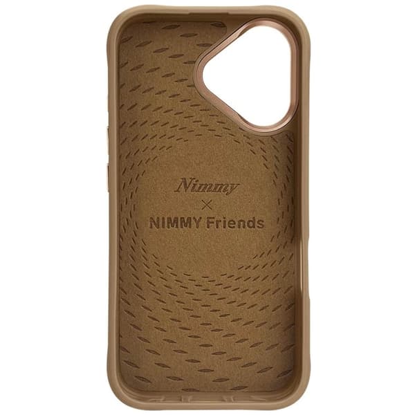 Nimmy Tiger MagSafe-etui til iPhone 16, lysebrun