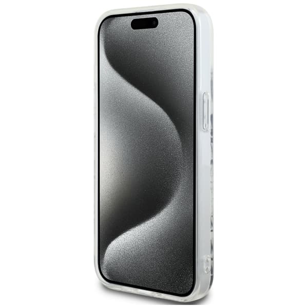 Hello Kitty IML Kitty On Bricks Graffiti-cover til iPhone 15, hvid