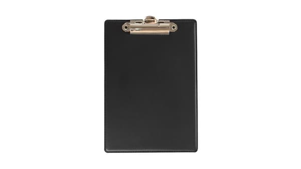 A6 klippbord svart