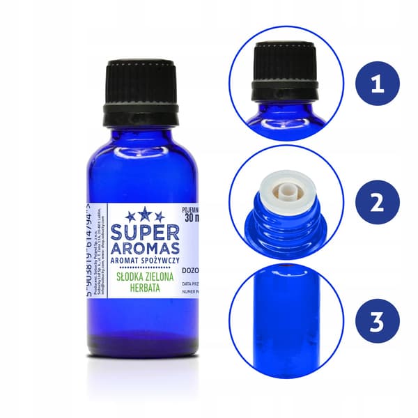 Superaromer Sött grönt te-arom 30 ml