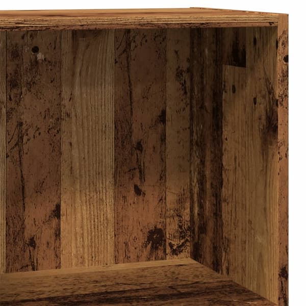 vidaXL bogreol, antik træ, 60x30x77 cm