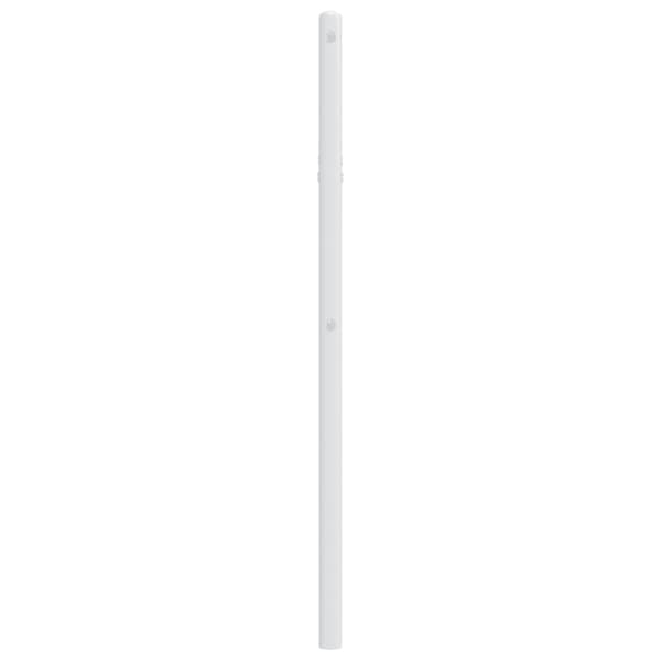 vidaXL metalsengegavl hvid 90 cm