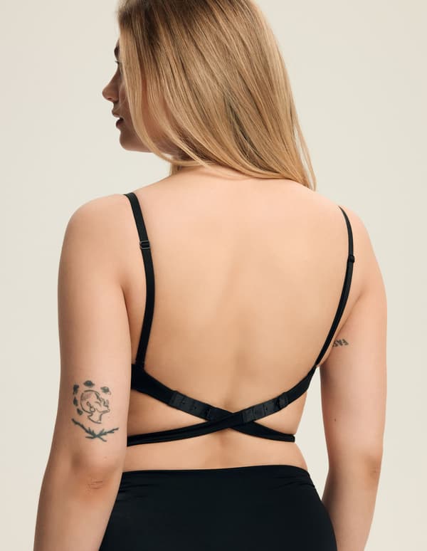 Silky Esotiq Push-up Bh | Sort 70B