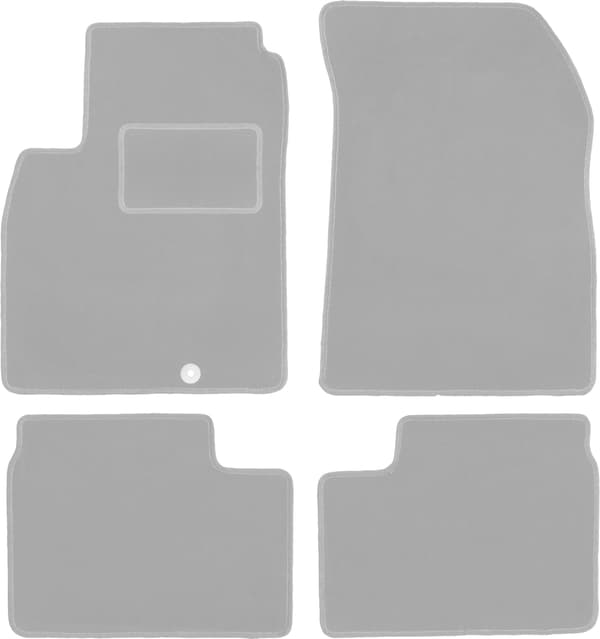 Grå bilmåtter til: Nissan Micra K13 hatchback (2010-2016)