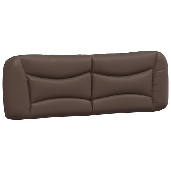 vidaXL hovedgærdehynde, brun, 160 cm, kunstlæder