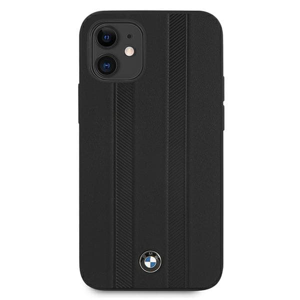 BMW Signature Dækmærke Etui til iPhone 12 mini, Sort