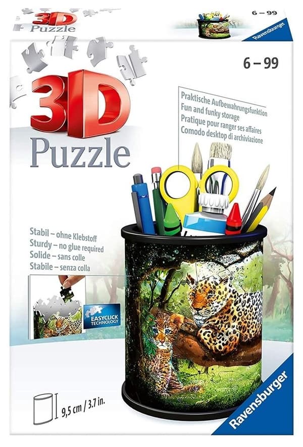 3D-pussel 54 Verktygslåda: Vilda djur