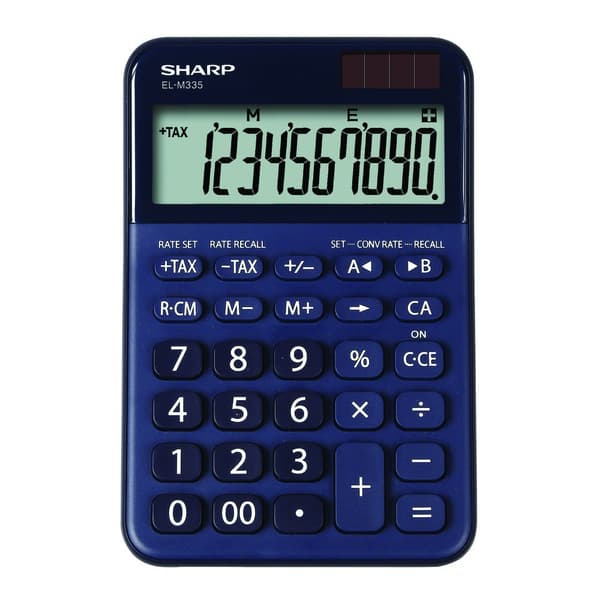 SHARP BORDSKÄRMEKANÄR 10D DUBBEL POWER BLÅ EL-M335BBL