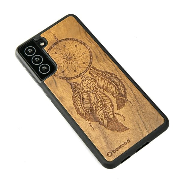 Træcover til Samsung Galaxy S21 FE DREAMCATCHER IMBUIA