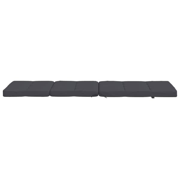 vidaXL Solstolsdynor, set om 2, antracit, oxfordtyg